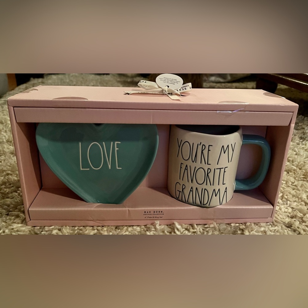 Rae Dunn Mug & Plate Set